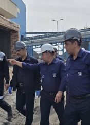 آیین بهره‌برداری از معدن ۷ شرقی بلوک ۲ پروده ۴ طبس